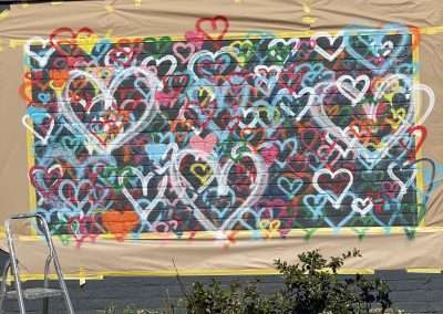 Gosport Pavilion Mural Love Hearts